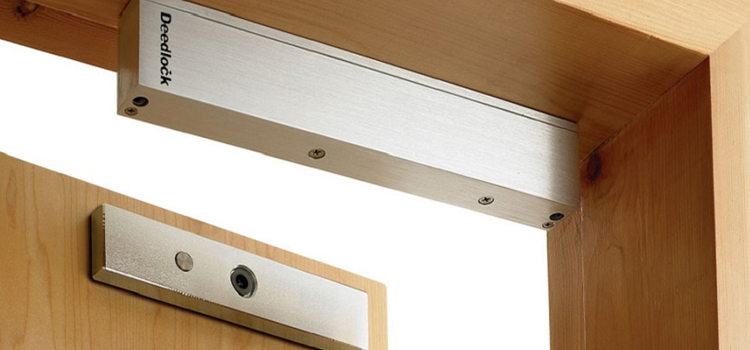 Magnetic lock installation South Gate